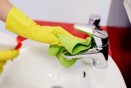 Professional reviewing carpet cleaning complaint details